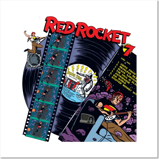 RED ROCKET 7 Record Album Wall Art by MICHAEL ALLRED